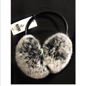 Etcetera Whimsy Rex Rabbit Fur Earmuffs